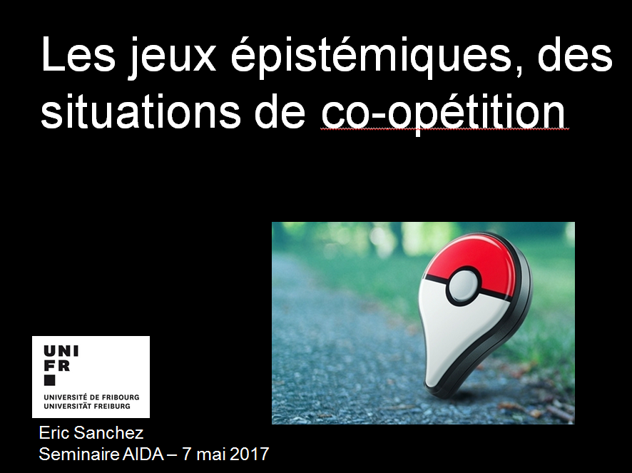 Les jeux épistémiques, des situations de coopétition