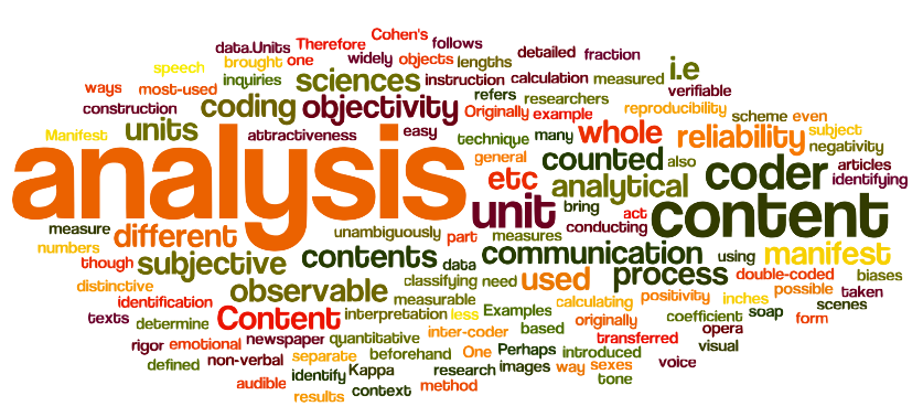 Séminaire du CERF – l'analyse de contenu