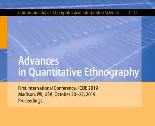 International Conference on Quantitative Ethnography à Madison (WI)