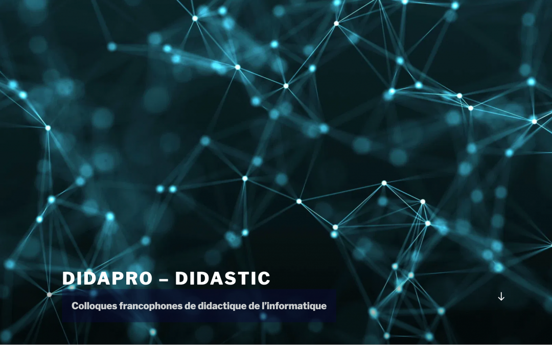 Conférence Didapro8 – DidaSTIC à Lille