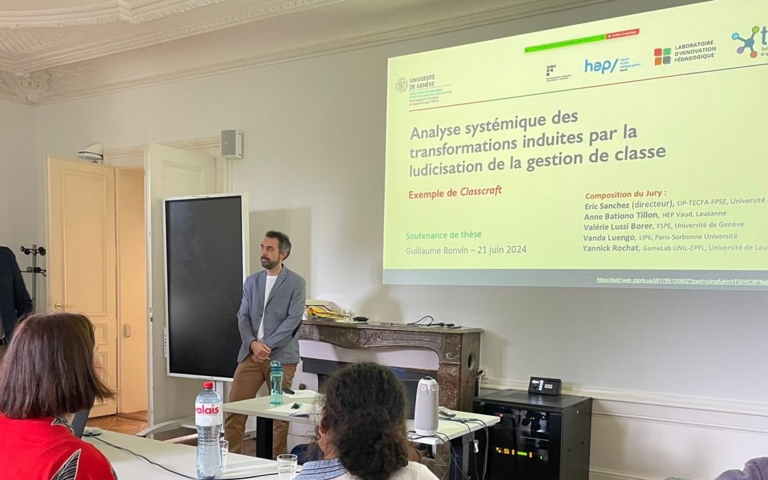 Modélisation de la ludicisation de la gestion de classe