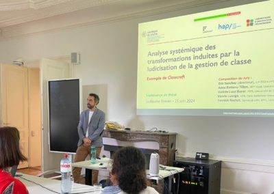 Modélisation de la ludicisation de la gestion de classe